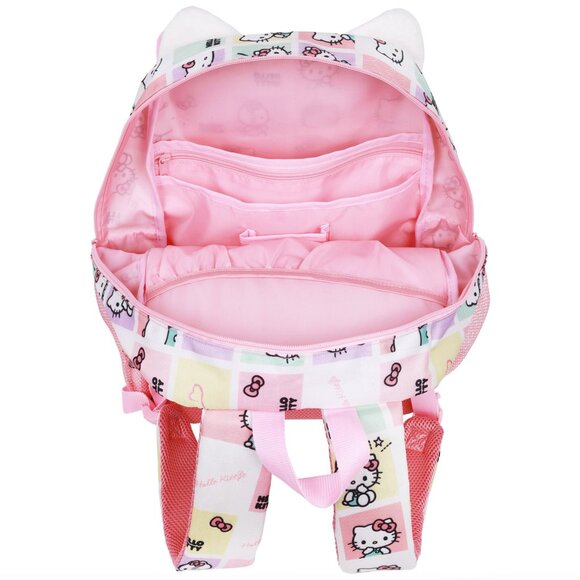 Hello Kitty Plush Face Backpack with 3D Bow - Picture 8 of 9
